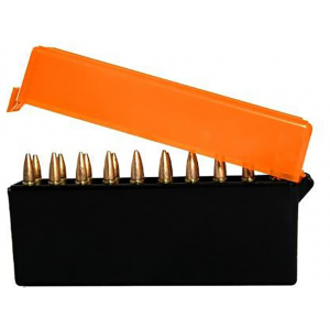 Berry's Flip Top Ammo Box 22-250 Remington, 243 Winchester, 308 Winchester 20-Round Plastic Hunter Orange