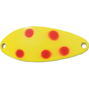 ACME Little Cleo Spoon Chartreuse Fluorescent Orange Dot Nickel 1/3 oz