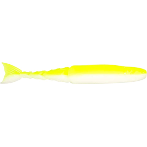 Z-Man Chattershad 4.5" Swimbait Chartreuse/White - Z-Man