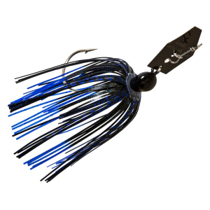 Z-Man Chatterbait Bladed Jig Blue/Black/Black Nickel Blade 3/8 oz - Z-Man