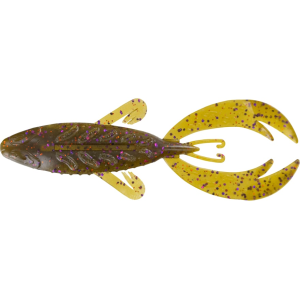 Big Bite Baits Rojas Fighting Frog Creature Green Pumpkin Purple Copper Flake - Big Bite Baits