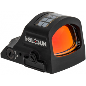 Holosun HS507C-X2 Reflex Red Dot Sight 1x Selectable Red ACSS VULCAN Reticle Solar/Battery Powered Matte Black - Holosun