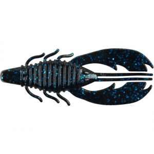 BERKLEY PowerBait Craw Fatty 4 Black Blue Fleck