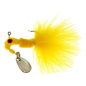 ROAD RUNNER Marabou Underspin Jig Yellow/Yellow 1/8 oz