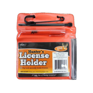 HME Hunter's License Holder with Pen & Zip Ties - Hme