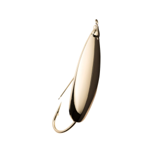 Johnson Silver Minnow Weedless Spoon Gold 1/4 oz