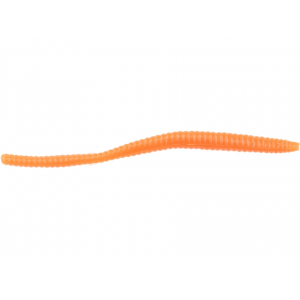 BERKLEY PowerBait Power Floating Trout Worm Fluorescent Orange with Garlic Scent