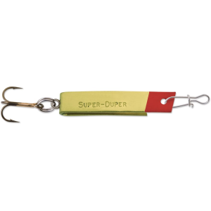LUHR-JENSEN Super Duper 502 Spoon Brass/ Red Head