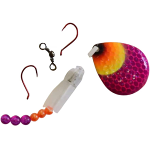 ACME Rattlin' Walleye Spinner Rig Size 5 Blade Chernobyl