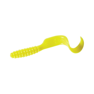 Mister Twister Twister Tail 4" Grub Yellow 20PK - Mister Twister