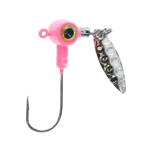 MR. CRAPPIE Sausage Head Spins 1/16oz Underspin Jighead Pink