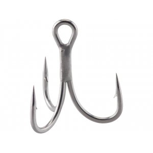 BERKLEY Fusion19 3x Hook #1/0 Nickel 6PK