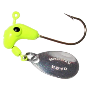 Road Runner Original Head 1/8oz Underspin Jighead Chartreuse 4PK - Road Runner