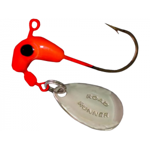 ROAD RUNNER Original Head 1/8oz Underspin Jighead Fluorescent Red 4PK