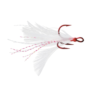 VMC Dressed X-Rap Treble Hook #4 Tin Red White/Red  2PK