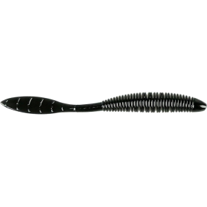 Missile Baits Bomb Shot Worm Straight Black - Missile Baits