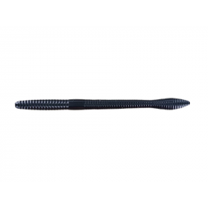 BIG BITE BAITS Straight 6 Mag Worm Black