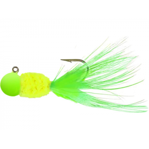 TEAM CRAPPIE Slab Caller Jig Lime/Chartruese/Lime 1/8 oz
