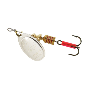 MEPPS Aglia Plain Inline Spinner Silver 1/6 oz
