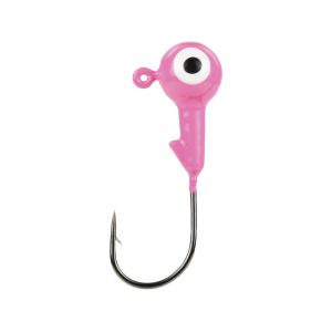 Mr. Crappie Roundball Jighead 1/16oz Pink 8PK - Mr. Crappie
