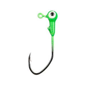 MR. CRAPPIE Slab Slasher 1/32oz Round Ball Jighead Limetreuse