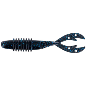 Big Bite Baits Kamikaze Swimon Swimbait 4.25 Black Blue Flake - Big Bite Baits