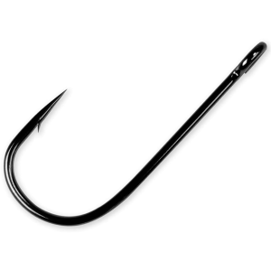 GAMAKATSU Siwash Open Eye Hook #1/0 Black 6PK