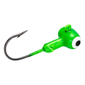 MR. CRAPPIE Sausage Head 1/8oz Football Jighead Limetreuse