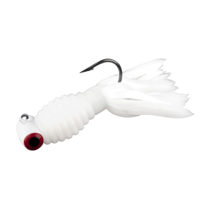MR. CRAPPIE Sausage Head w/ Crappie Thunder Jig White 1/16 oz