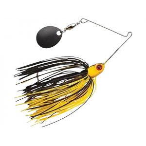 BOOYAH Micro Pond Magic Single Colorado Spinnerbait 1/8oz Locust Black