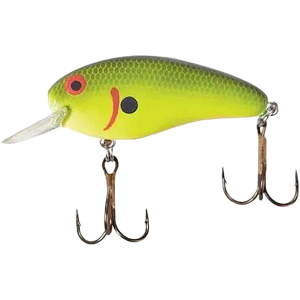 Bomber Flat A Crankbait Chartreuse Black Scales