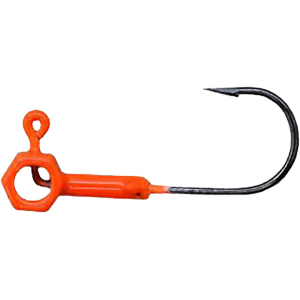 Crappie Magnet Eye Hole Brandon Smith Hammer Head 1/16oz Jighead Orange - Crappie Magnet