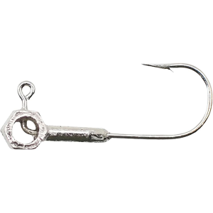 Crappie Magnet Eye Hole Brandon Smith Hammer Head 1/16oz Jighead Nickel - Crappie Magnet