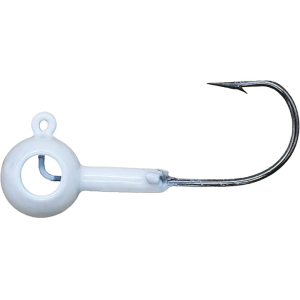 CRAPPIE MAGNET Eye Hole Round 1/8oz Jighead White