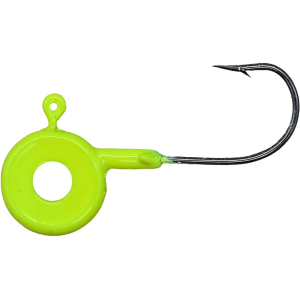 CRAPPIE MAGNET Eye Hole Pill Head 1/16oz Jighead Chartreuse