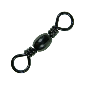 Eagle Claw Lazer Deluxe Barrel Swivel #10 Black - Eagle Claw
