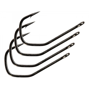 Z-MAN Line Through Replacement Hook #5/0 Black Nickel 4PK