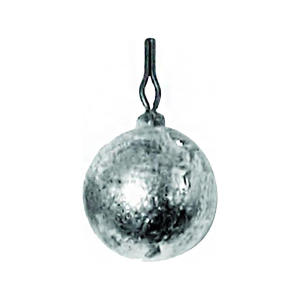 EAGLE CLAW Lazer Round Drop Shot Weight 1/4oz Lead Natural 6PK