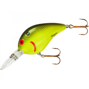 BOMBER Fat A 10ft Crankbait Chartreuse Black Scales