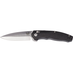 Benchmade 495 Vector Assisted Opening Pocket Knife 3.6" Spear Point CPM S30V Satin Blade G-10 Handle Black - Benchmade