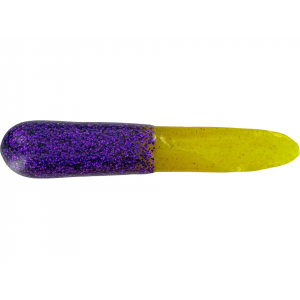 BIG BITE BAITS Scentsation Tailcutter Grub Purple Glitter/Chartreuse