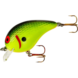 Bomber Square A Square Bill Crankbait 3/8oz Chartreuse Black Scales - Bomber