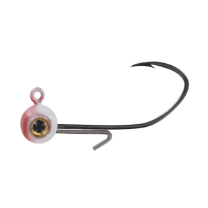Big Bite Baits BBJ Elite 1/16oz Round Ball Jighead Red/White