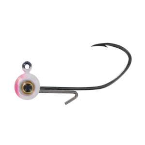 BIG BITE BAITS BBJ Elite 1/8oz Round Ball Jighead Pink/White