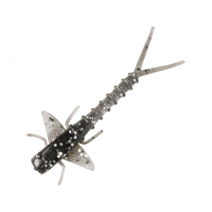 Bobby Garland Itty Bit Mayfly 1.25" Creature Smoke Silver