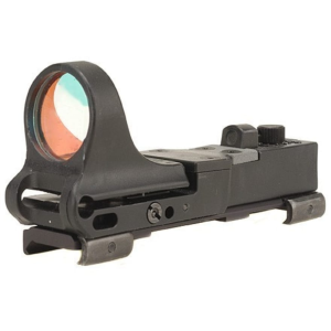 C-More Railway Reflex Red Dot Sight 8 MOA Red Dot with Click Switch and Integral Picatinny Mount Polymer Matte Black - C-More Systems