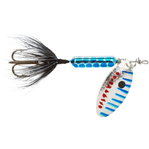 WORDEN'S Rooster Tail 212 Inline Spinner 1/4oz Metallic Silver Blue Pirate Bronze
