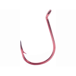 Mustad Double Wide Gap Bait/Drop Shot Hook #2 Red 10PK - Mustad