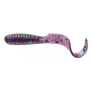 Mister Twister Teenie Curly Tail 2" Grub Junebug 20PK - Mister Twister
