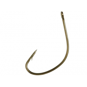 EAGLE CLAW Lazer Kahle Offset Hook #1/0 Bronze 8PK